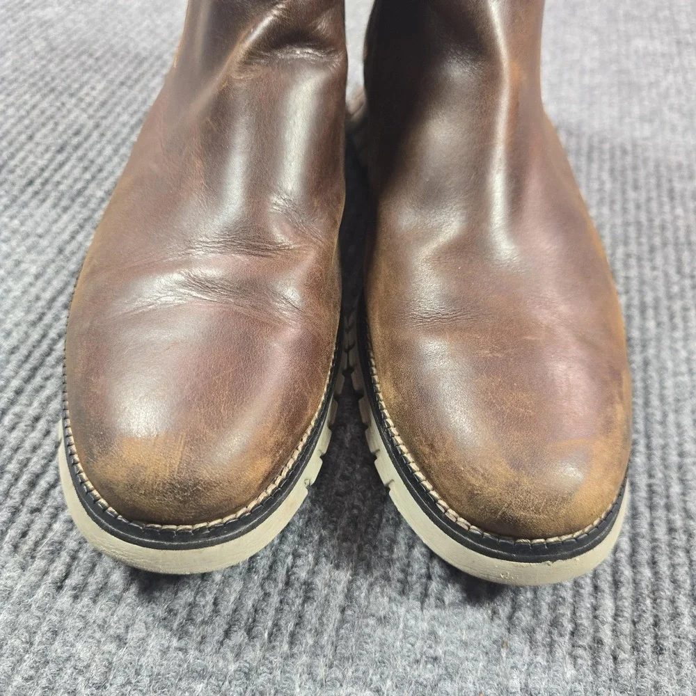 Cole Haan Zerogrand Chelsea Boots‎ Mens Size 12M Brown Leather Ankle C30164